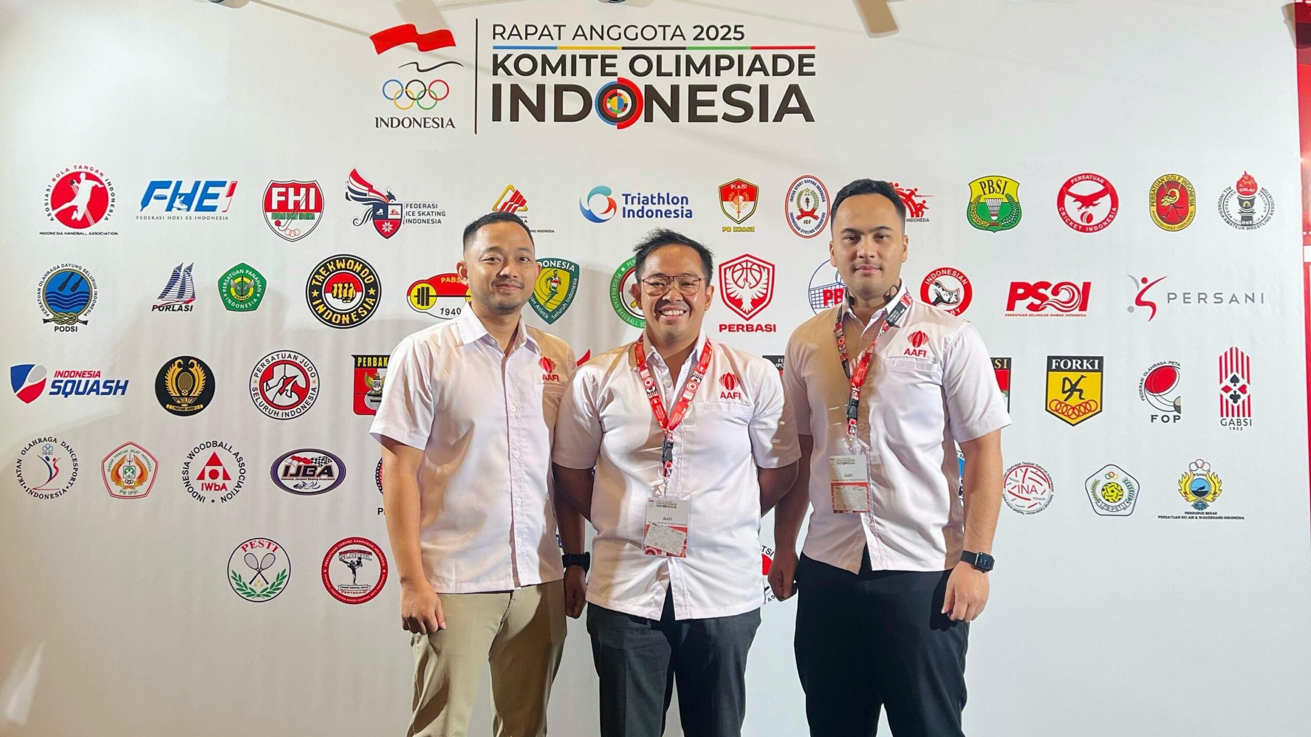 Asosiasi American Football Indonesia Resmi Bergabung dengan Komite Olimpiade Indonesia