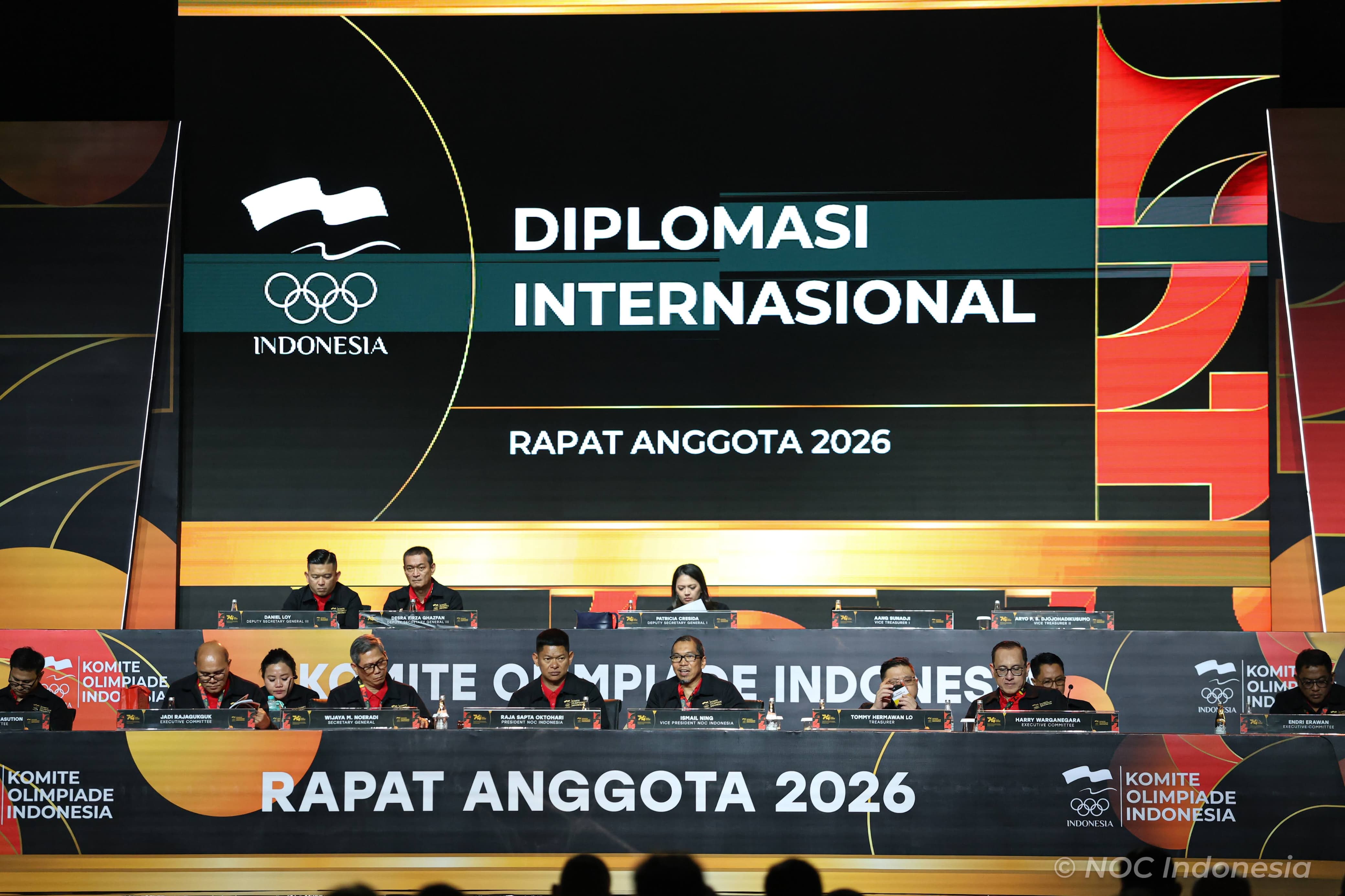 Para peserta Rapat Anggota NOC Indonesia 2026